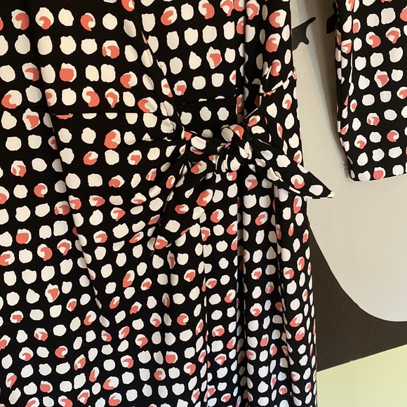 LAST CHANCE!! Talbots Faux Wrap Graphic Print Dress - Sz S - Picture 6 of 8